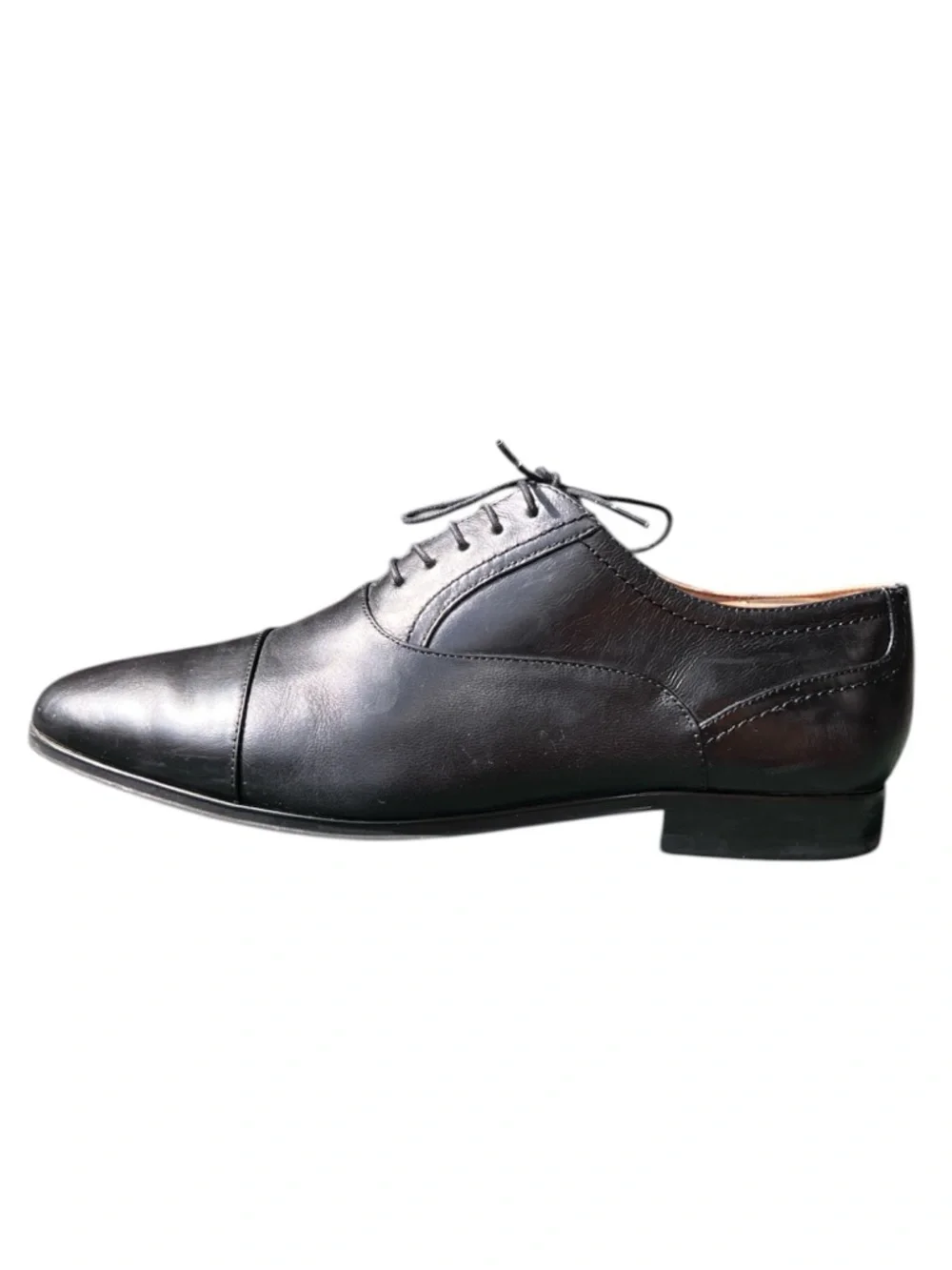 Aldo Men’s Black Oxford Lace up Dress Shoes pointed toe Size 10.5